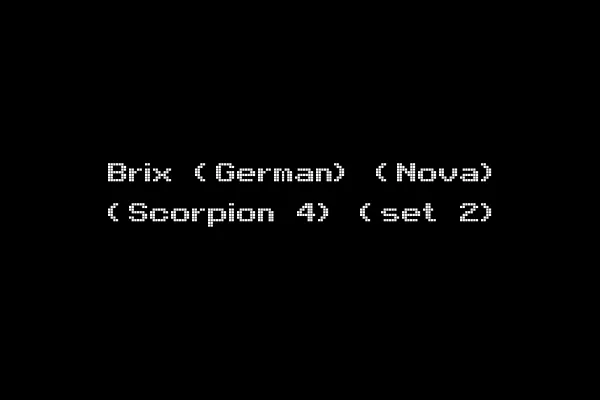 Brix (German) (Nova) (Scorpion 4) (set 2)