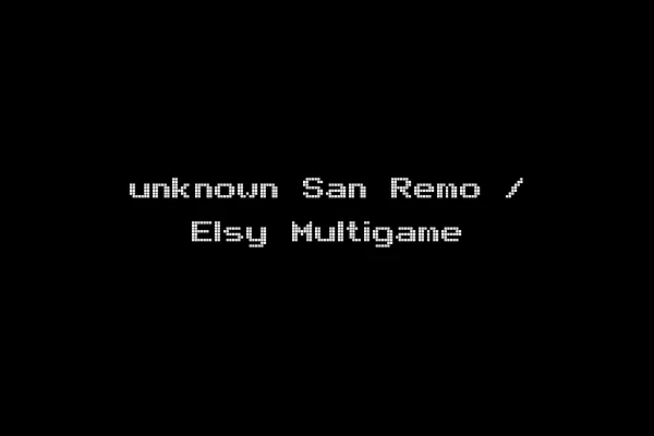unknown San Remo / Elsy Multigame