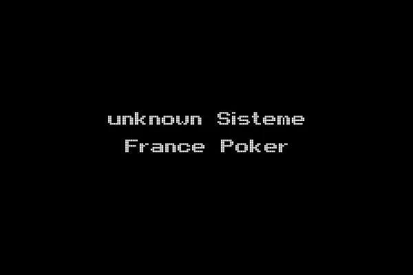 unknown Sisteme France Poker