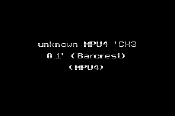 unknown MPU4 'CH3 0.1' (Barcrest) (MPU4)