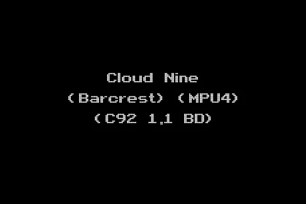 Cloud Nine (Barcrest) (MPU4) (C92 1.1 BD)