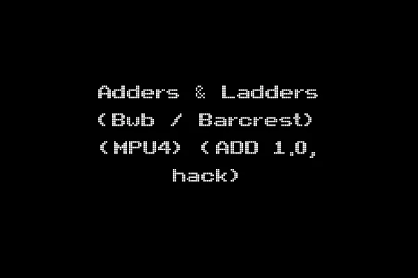 Adders & Ladders (Bwb / Barcrest) (MPU4) (ADD 1.0, hack)