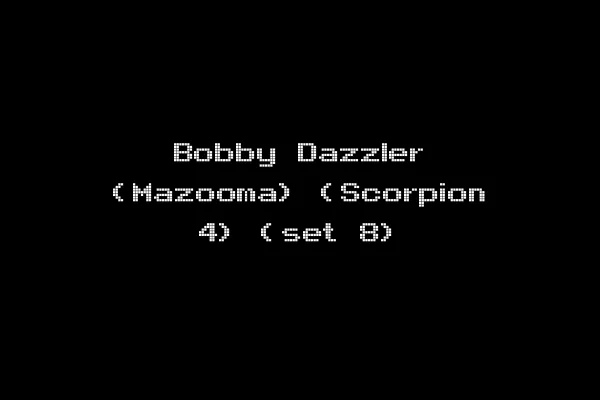 Bobby Dazzler (Mazooma) (Scorpion 4) (set 8)