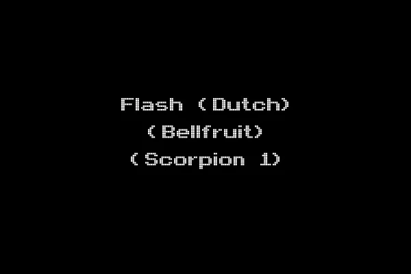Flash (Dutch) (Bellfruit) (Scorpion 1)