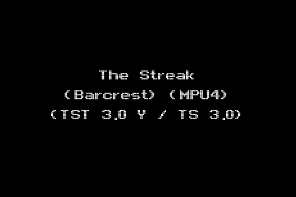 The Streak (Barcrest) (MPU4) (TST 3.0 Y / TS 3.0)