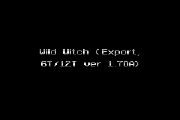 Wild Witch (Export, 6T/12T ver 1.70A)