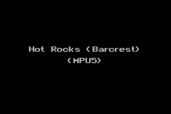 Hot Rocks (Barcrest) (MPU5)