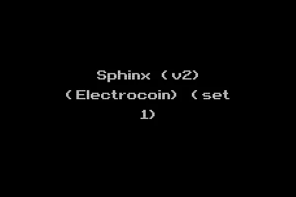 Sphinx (v2) (Electrocoin) (set 1)