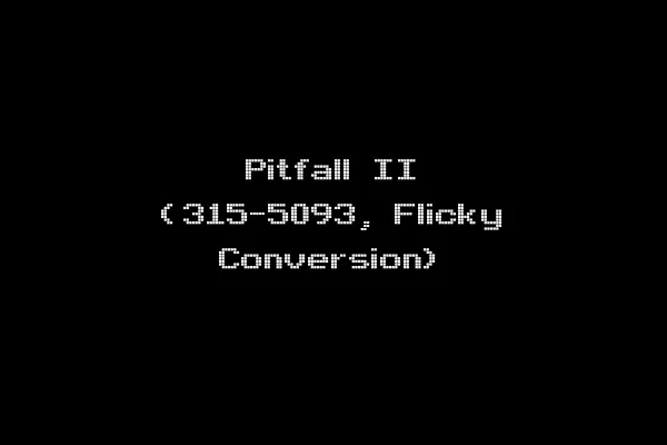 Pitfall II (315-5093, Flicky Conversion)
