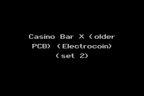 Casino Bar X (older PCB) (Electrocoin) (set 2)
