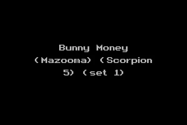 Bunny Money (Mazooma) (Scorpion 5) (set 1)