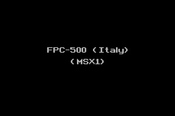 FPC-500 (Italy) (MSX1)