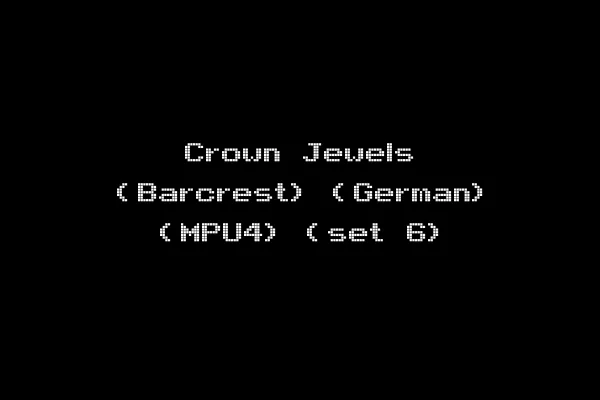 Crown Jewels (Barcrest) (German) (MPU4) (set 6)