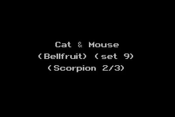 Cat & Mouse (Bellfruit) (set 9) (Scorpion 2/3)