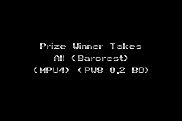Prize Winner Takes All (Barcrest) (MPU4) (PW8 0.2 BD)