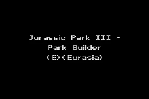 Jurassic Park III - Park Builder (E)(Eurasia)