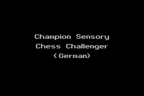 Champion Sensory Chess Challenger (German)