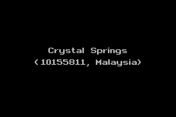 Crystal Springs (10155811, Malaysia)