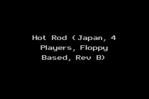 Hot Rod (Japan, 4 Players, Floppy Based, Rev B)