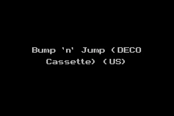 Bump 'n' Jump (DECO Cassette) (US)