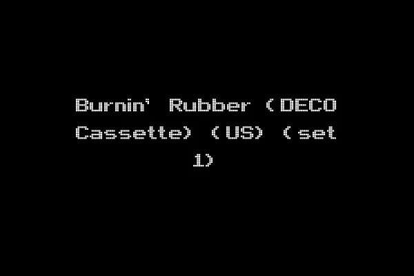 Burnin' Rubber (DECO Cassette) (US) (set 1)