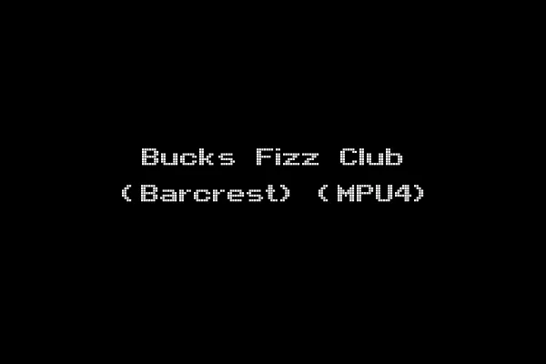 Bucks Fizz Club (Barcrest) (MPU4)