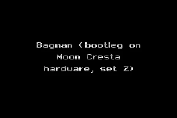 Bagman (bootleg on Moon Cresta hardware, set 2)