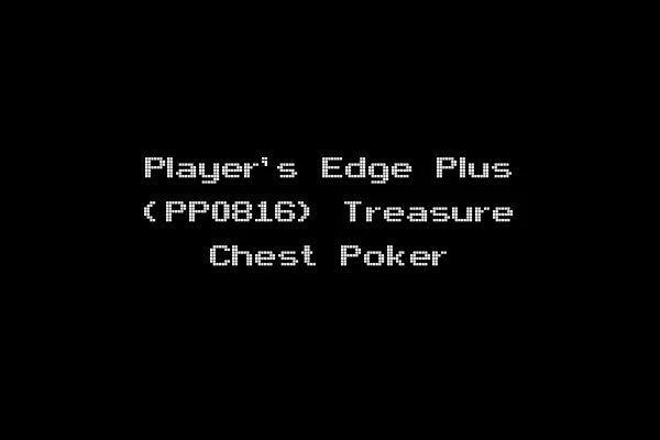 Player's Edge Plus (PP0816) Treasure Chest Poker