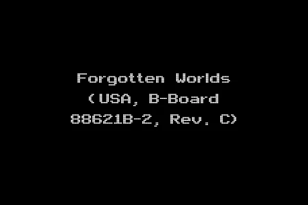 Forgotten Worlds (USA, B-Board 88621B-2, Rev. C)
