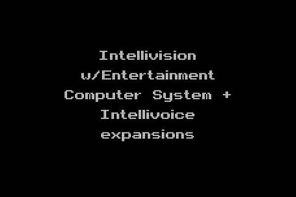 Intellivision w/Entertainment Computer System + Intellivoice expansions