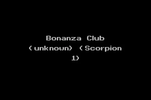 Bonanza Club (unknown) (Scorpion 1)
