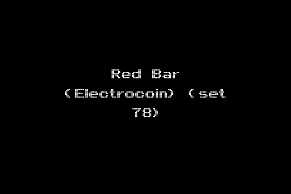 Red Bar (Electrocoin) (set 78)
