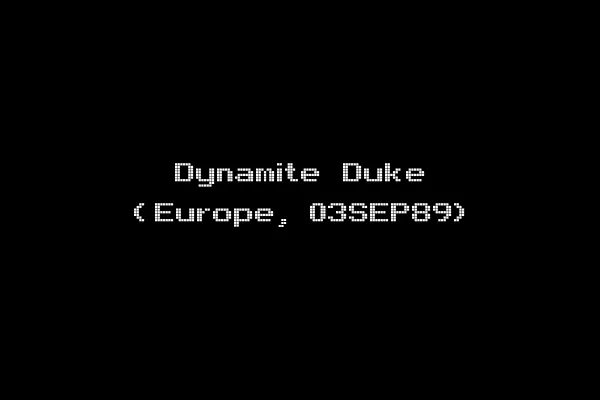Dynamite Duke (Europe, 03SEP89)