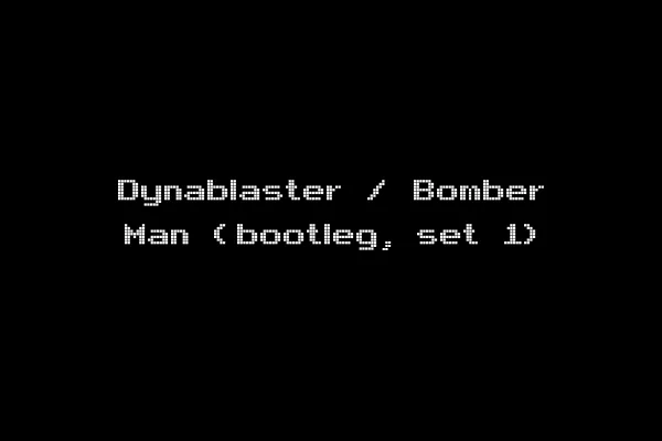 Dynablaster / Bomber Man (bootleg, set 1)