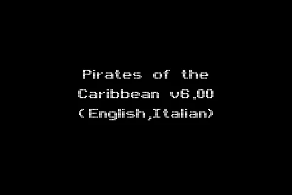 Pirates of the Caribbean v6.00 (English,Italian)