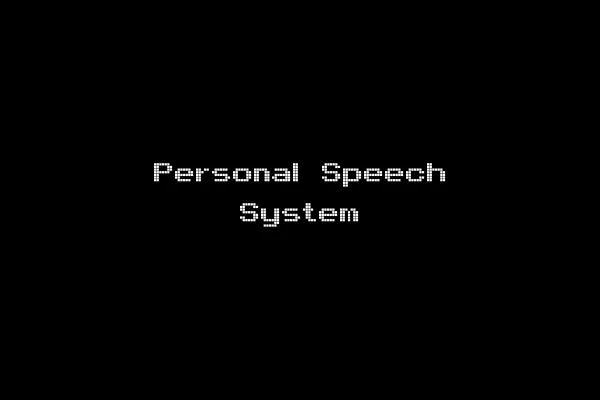 Personal Speech System