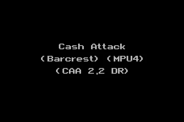 Cash Attack (Barcrest) (MPU4) (CAA 2.2 DR)