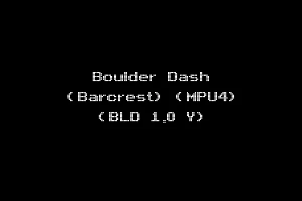 Boulder Dash (Barcrest) (MPU4) (BLD 1.0 Y)