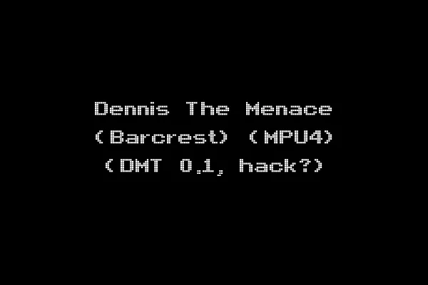 Dennis The Menace (Barcrest) (MPU4) (DMT 0.1, hack?)
