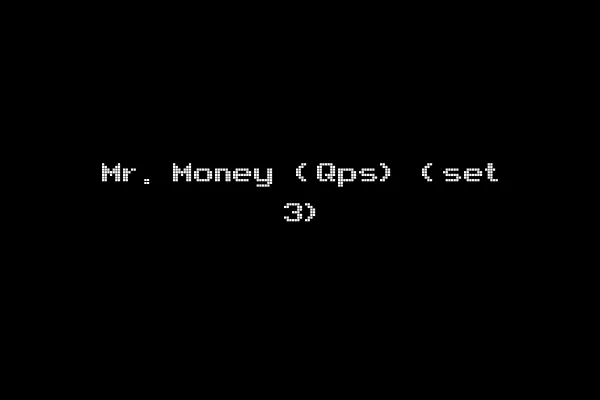 Mr. Money (Qps) (set 3)
