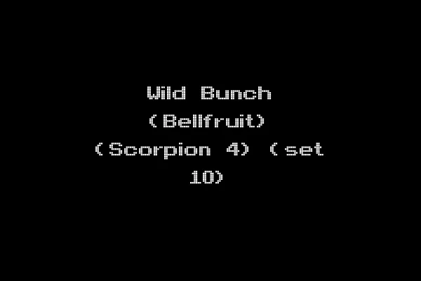 Wild Bunch (Bellfruit) (Scorpion 4) (set 10)