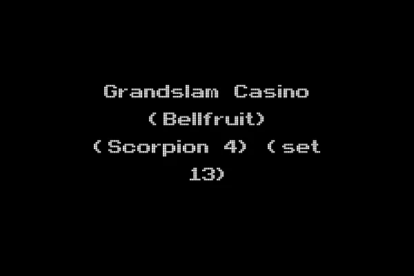 Grandslam Casino (Bellfruit) (Scorpion 4) (set 13)