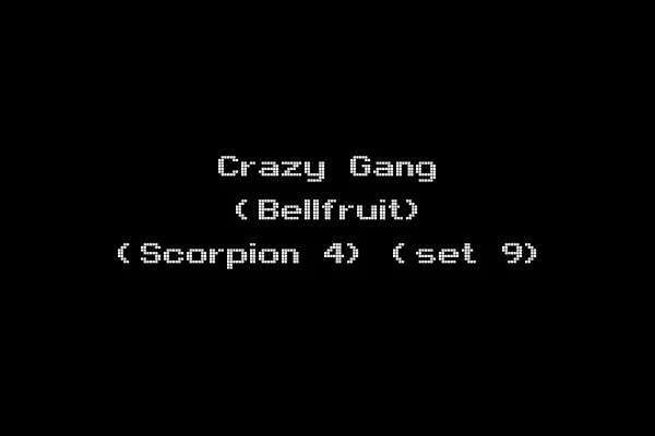 Crazy Gang (Bellfruit) (Scorpion 4) (set 9)