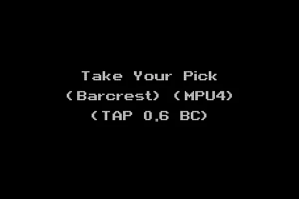 Take Your Pick (Barcrest) (MPU4) (TAP 0.6 BC)
