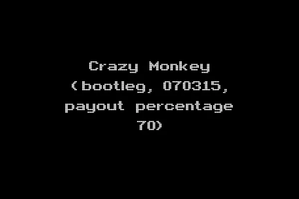 Crazy Monkey (bootleg, 070315, payout percentage 70)
