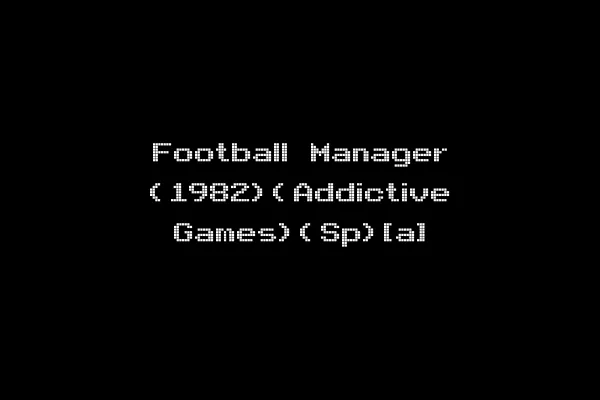 Football Manager (1982)(Addictive Games)(Sp)[a]