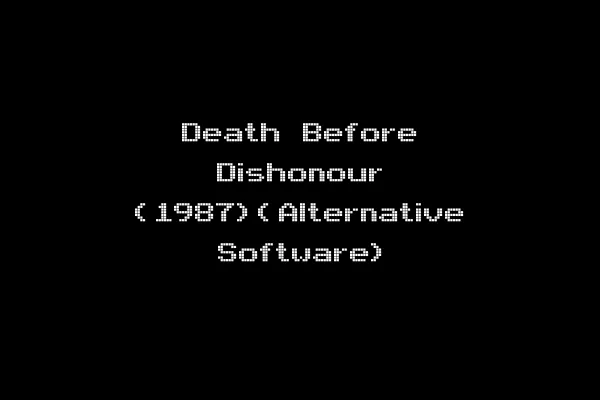 Death Before Dishonour (1987)(Alternative Software)