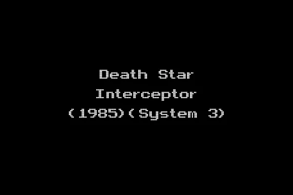 Death Star Interceptor (1985)(System 3)