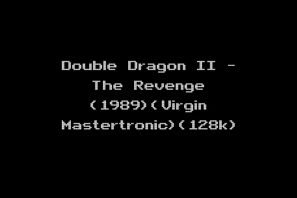 Double Dragon II - The Revenge (1989)(Virgin Mastertronic)(128k)