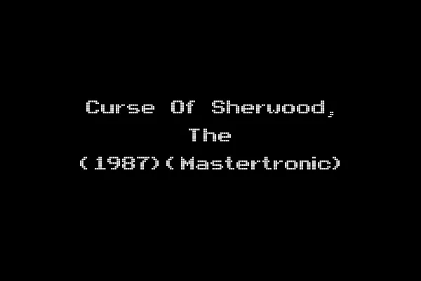Curse Of Sherwood, The (1987)(Mastertronic)